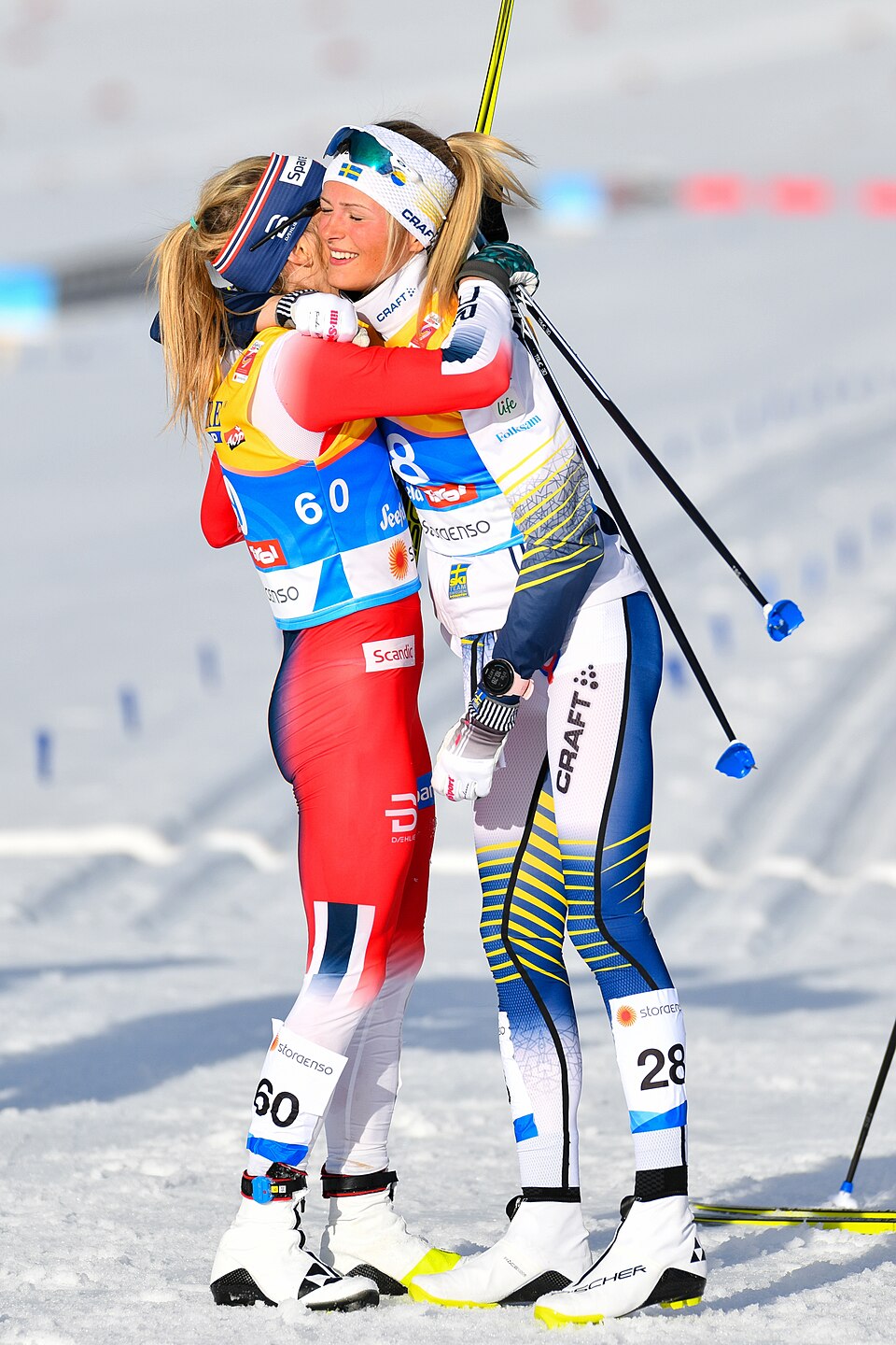 Rootsi suusataja Frida Karlsson proovib uut spordiala